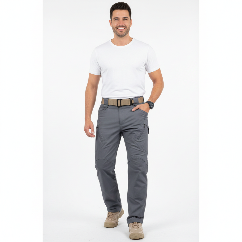 Zac Pantalón Cargo Hombre Impermeable – Exterior y Trabajo con Corte Cómodo