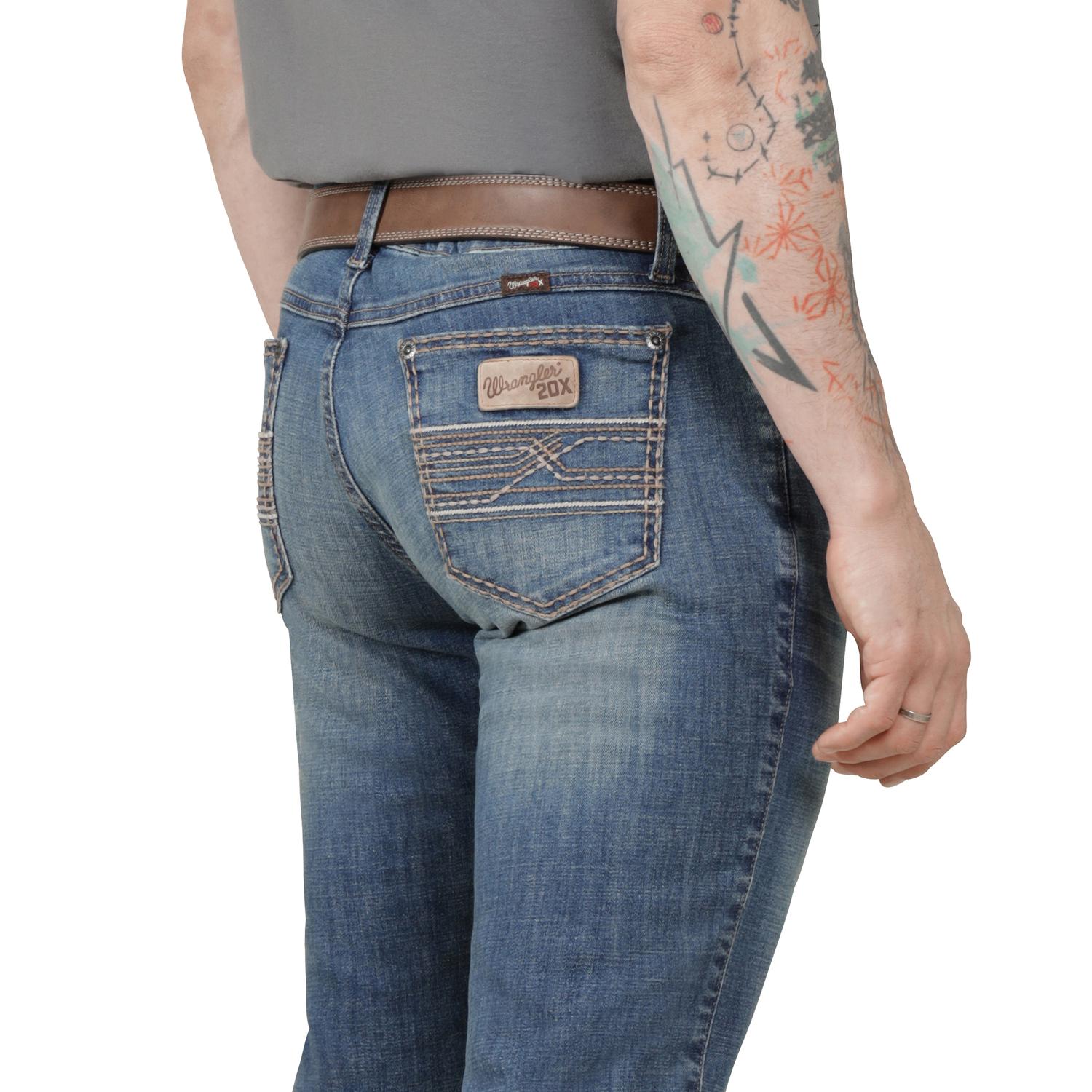 Jeans Vaquero Wrangler Hombre Western Slim Straight 320