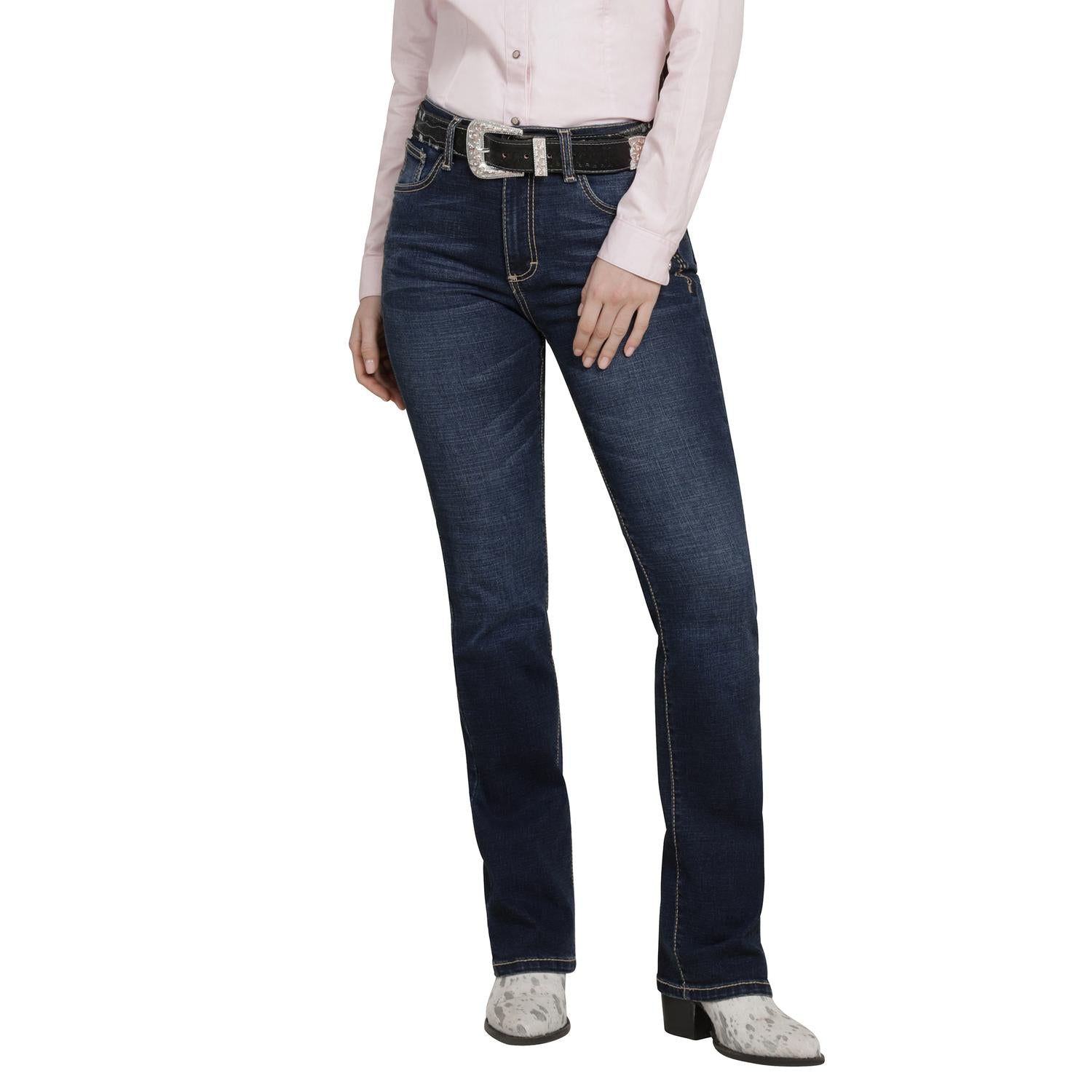 Jeans Vaquero Wrangler Mujer Flare 218