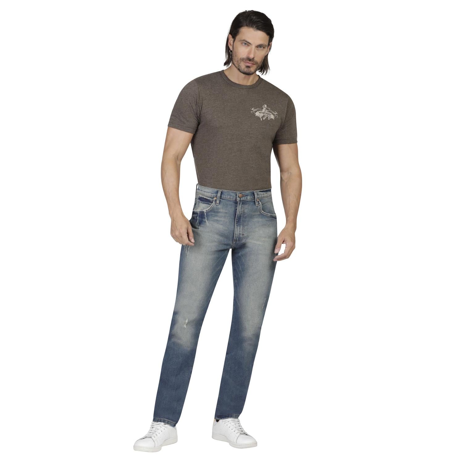 Pantalon Jeans Slim Fit Wrangler Hombre 597