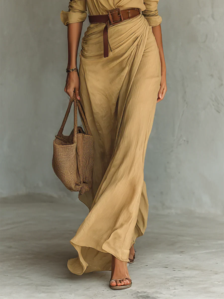 Vestido Efecto Cintura Elegante – Moldea tu Figura al Instante | Leyre
