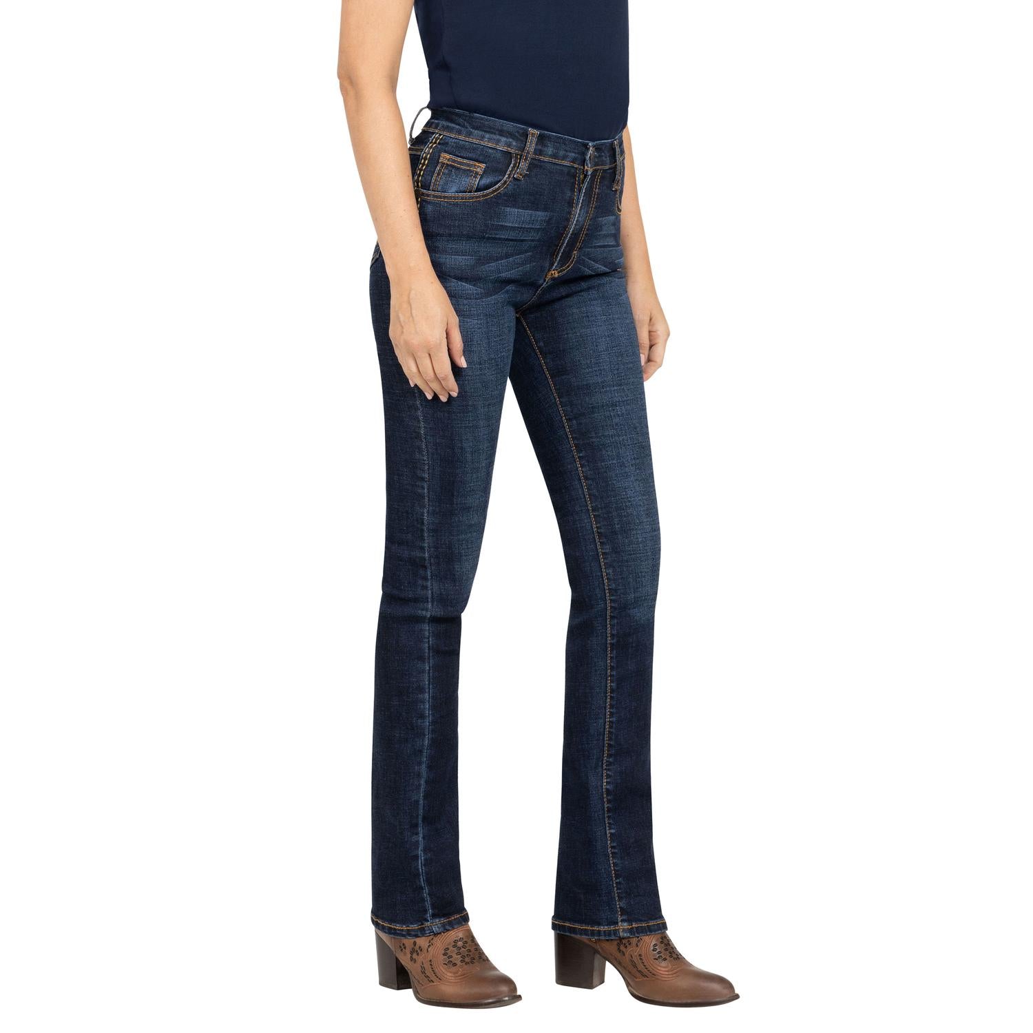 Jeans Vaqueros Mujer Wrangler High Rise Boot 401
