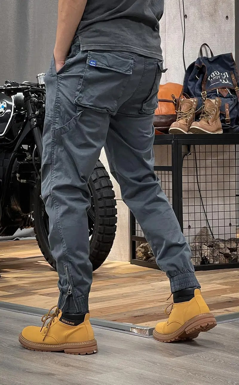 David Pantalon Hombre – Pantalon Cargo Stretch con Spandex Cómodo y Polivalente