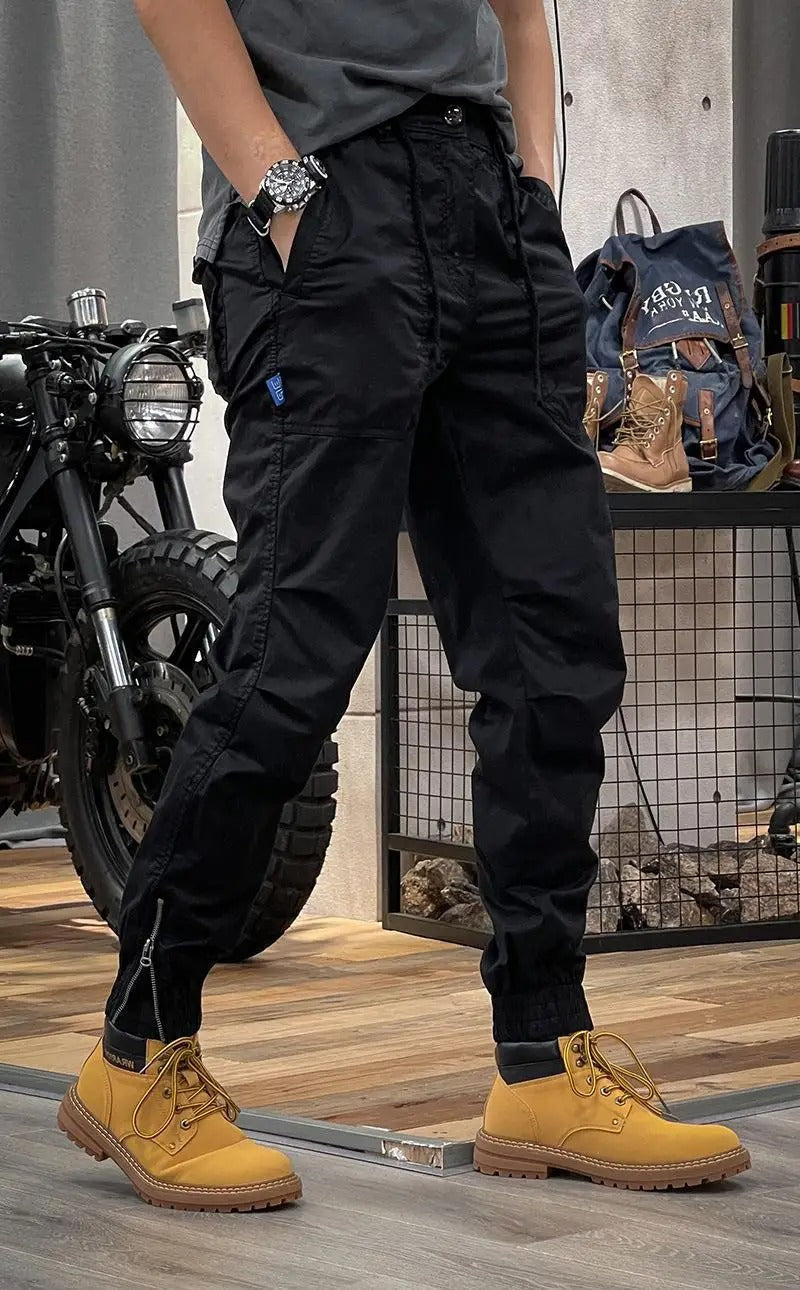 David Pantalon Hombre – Pantalon Cargo Stretch con Spandex Cómodo y Polivalente
