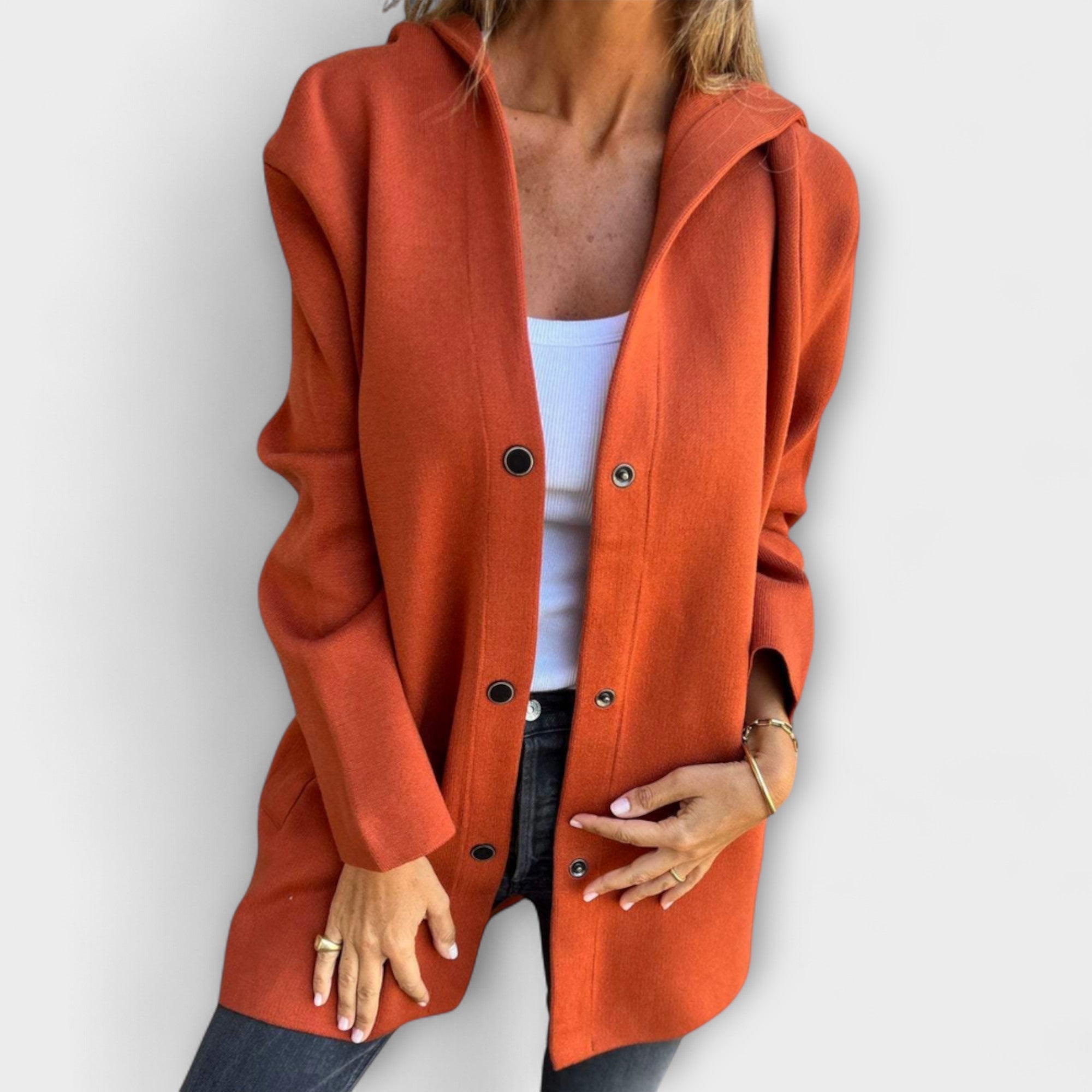 Jazmín - Chaqueta casual de mujer con capucha