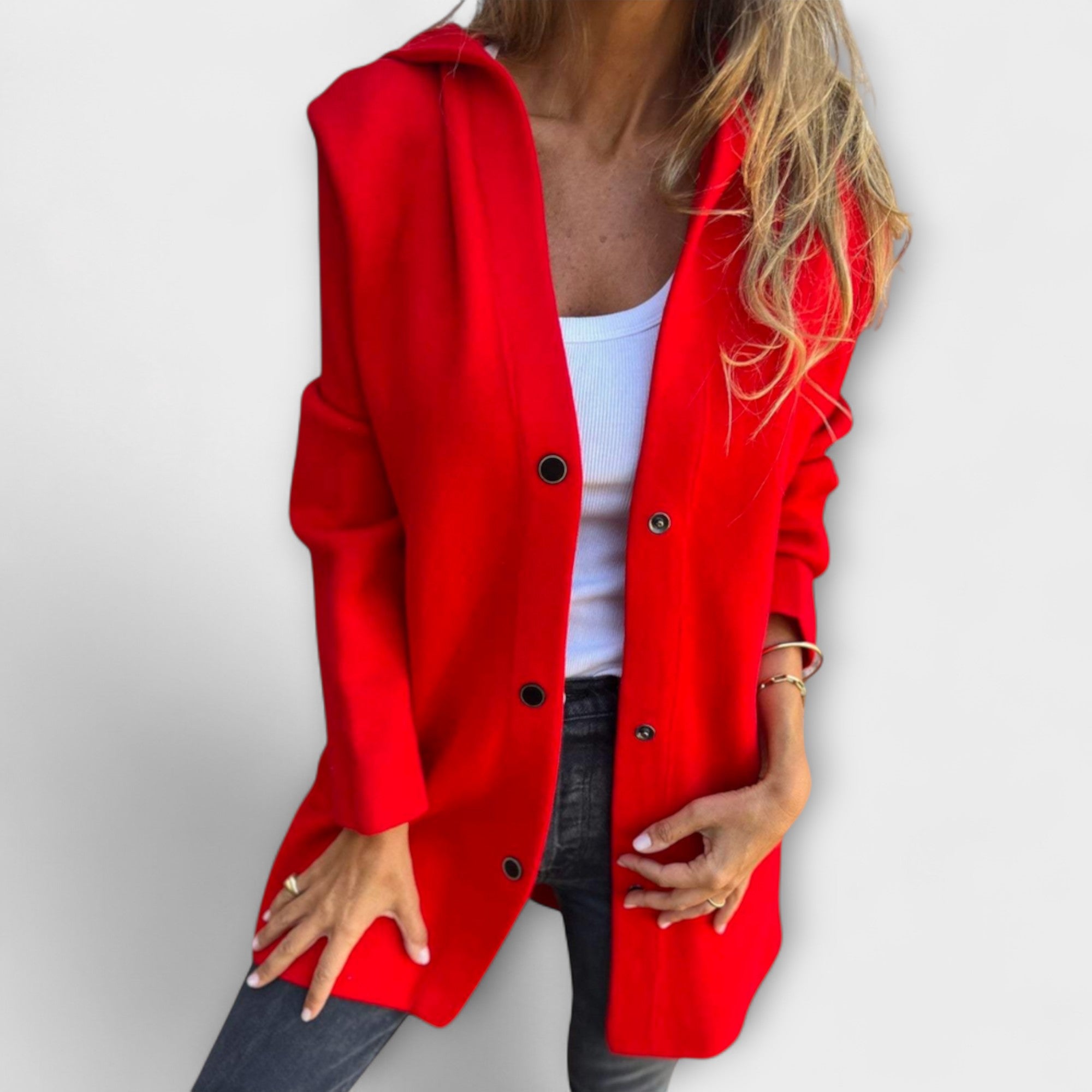 Jazmín - Chaqueta casual de mujer con capucha