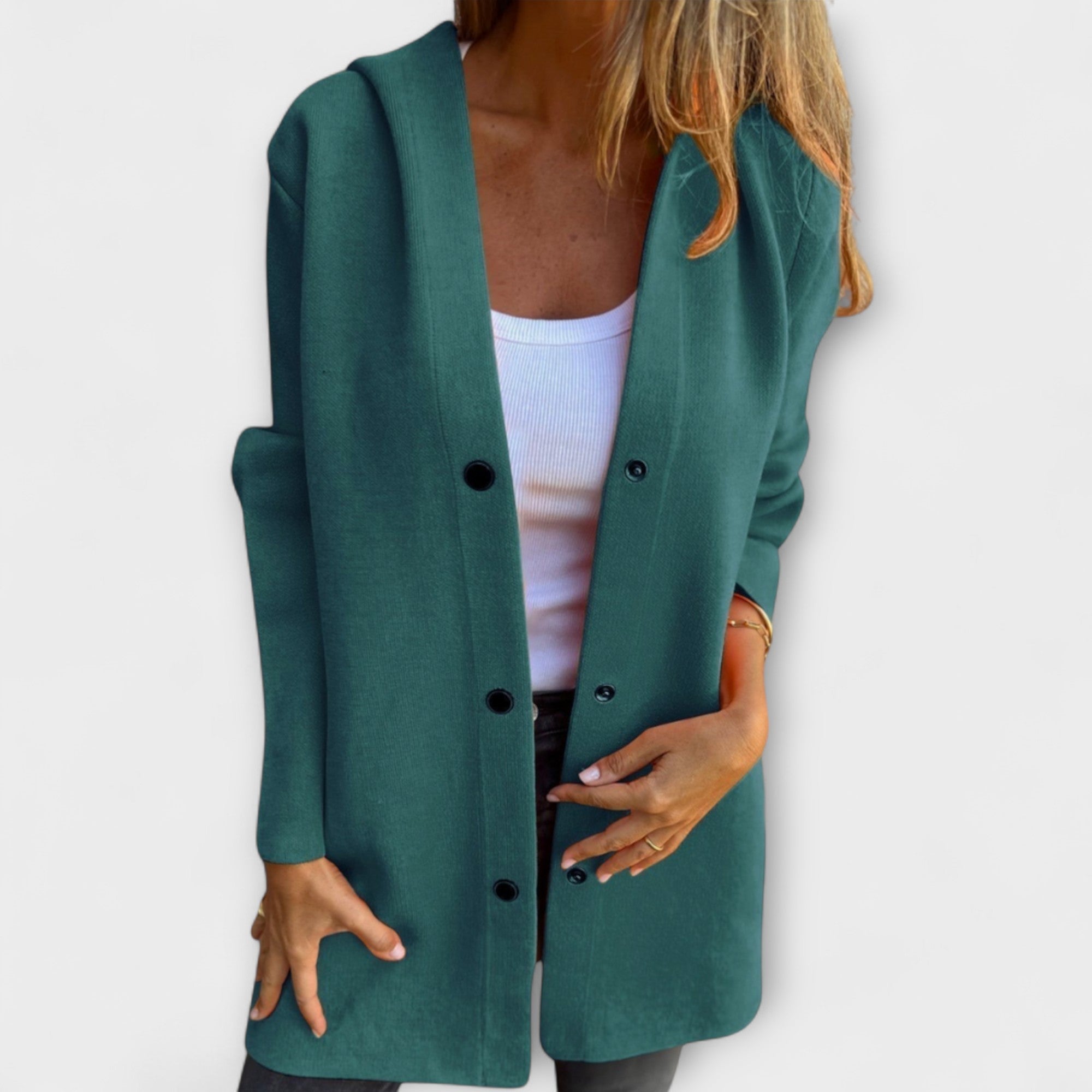 Jazmín - Chaqueta casual de mujer con capucha