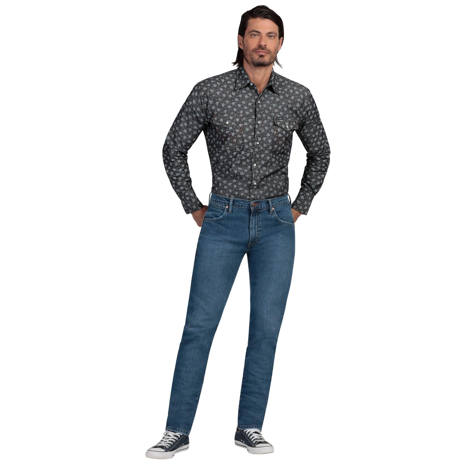 Pantalon Jeans Skinny Wrangler Hombre 600
