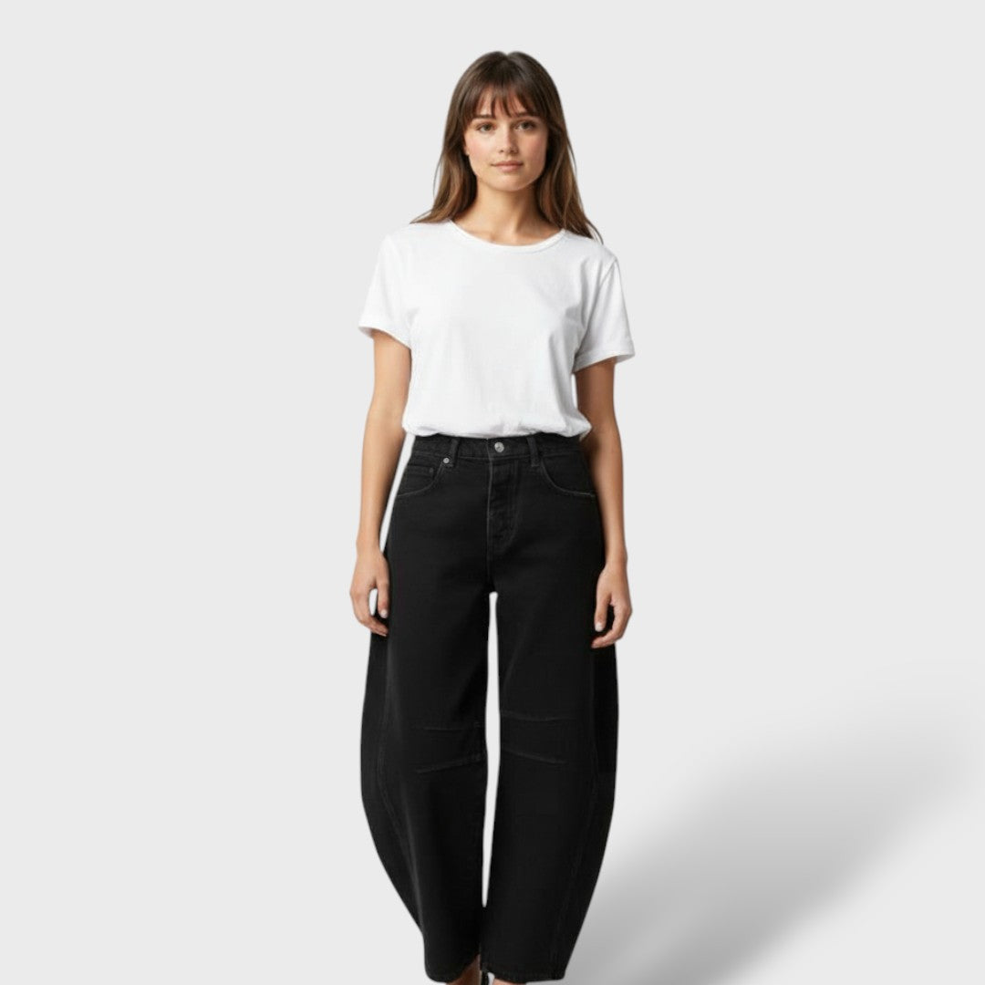 Pantalon Vaqueros de Mujer de Pierna Ancha.