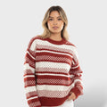 Jersey Rayas Navidad Mujer Moderno