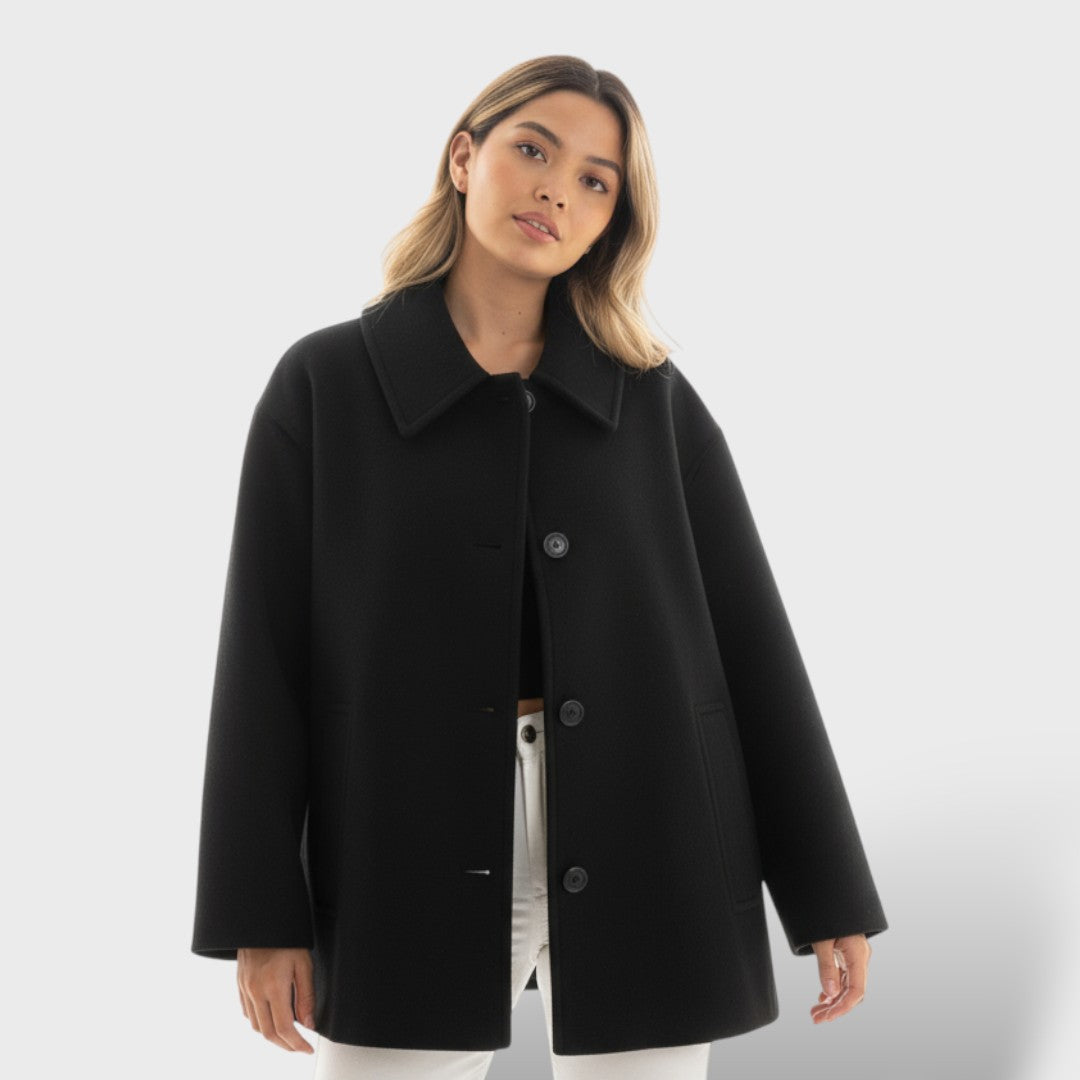 Chaqueta Oversize Mujer con Bolsillos