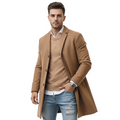 Norlan Abrigo Hombre de Botonadura Simple – Corte Ajustado y Estilo Moderno