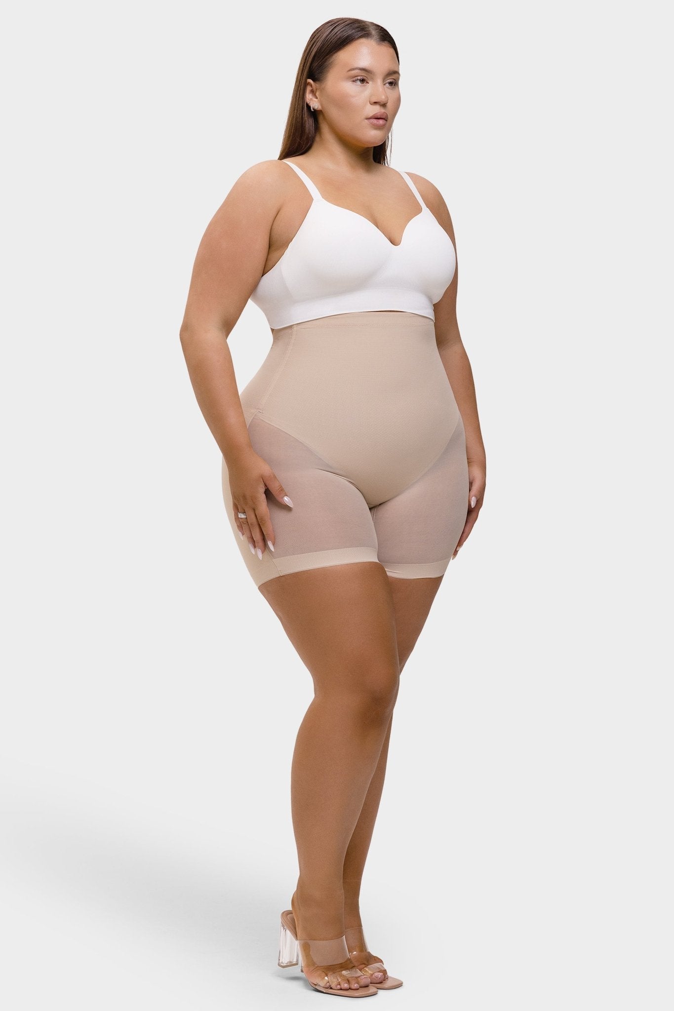 Shorts de corrección abdominal Madison CoreLock™ con antideslizante y elevación de la espalda baja y los glúteos