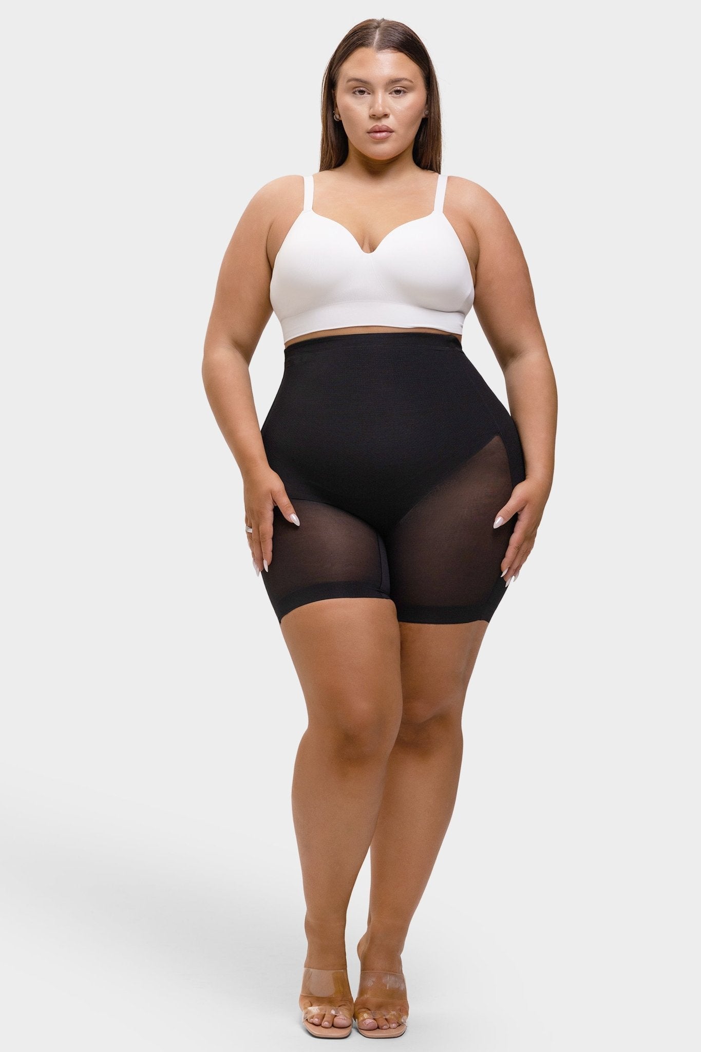 Shorts de corrección abdominal Madison CoreLock™ con antideslizante y elevación de la espalda baja y los glúteos