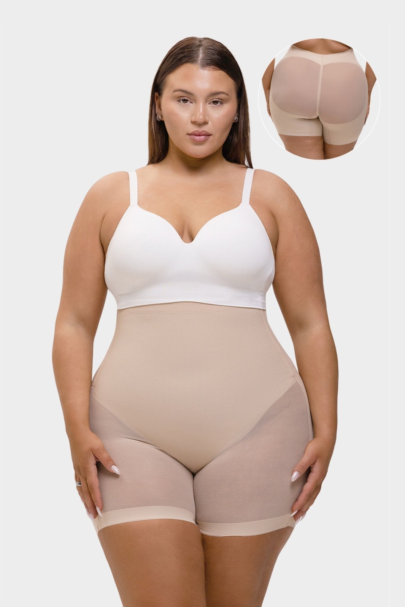 Shorts de corrección abdominal Madison CoreLock™ con antideslizante y elevación de la espalda baja y los glúteos