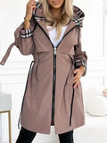 Orla |Abrigo con cremallera impermeable y cortavientos